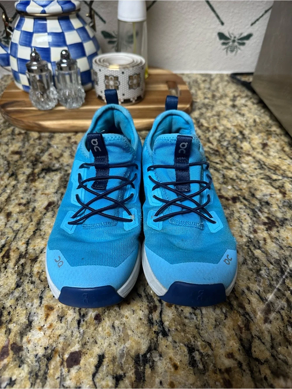 On cloud Running Kids Blue Lightweight Running Shoes